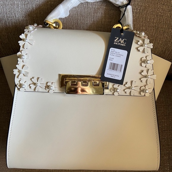 ZAC POSEN Eartha Leather Top Handle Bag - Picture 2 of 9